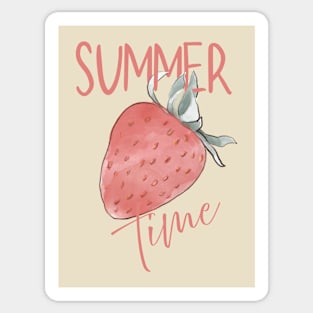 summer strawberry Sticker